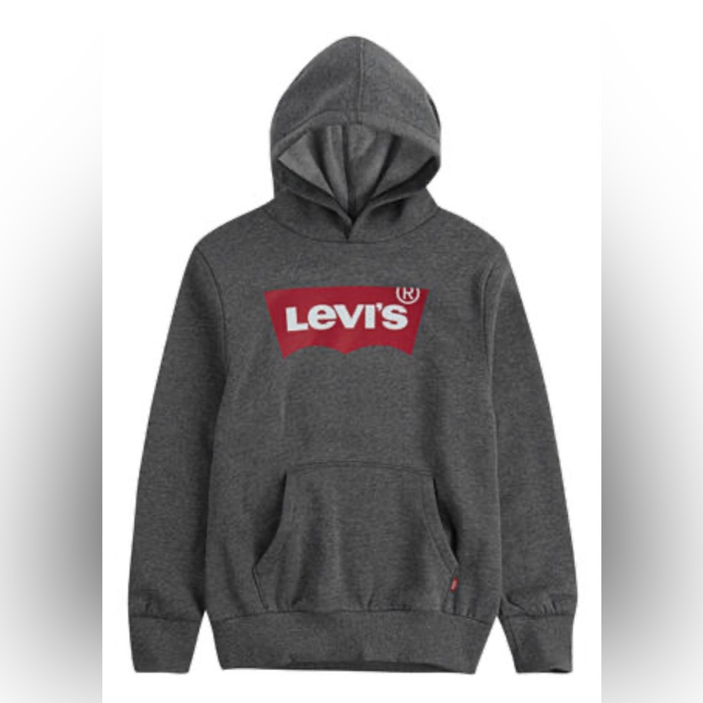 Levi’s Toddler Pull-over Logo Hoodie - Dark Gray 2T
